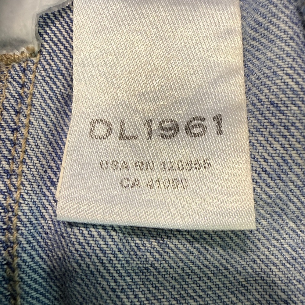 DL1961 Light Blue Women Jeans Overalls - Picture 7 of 9